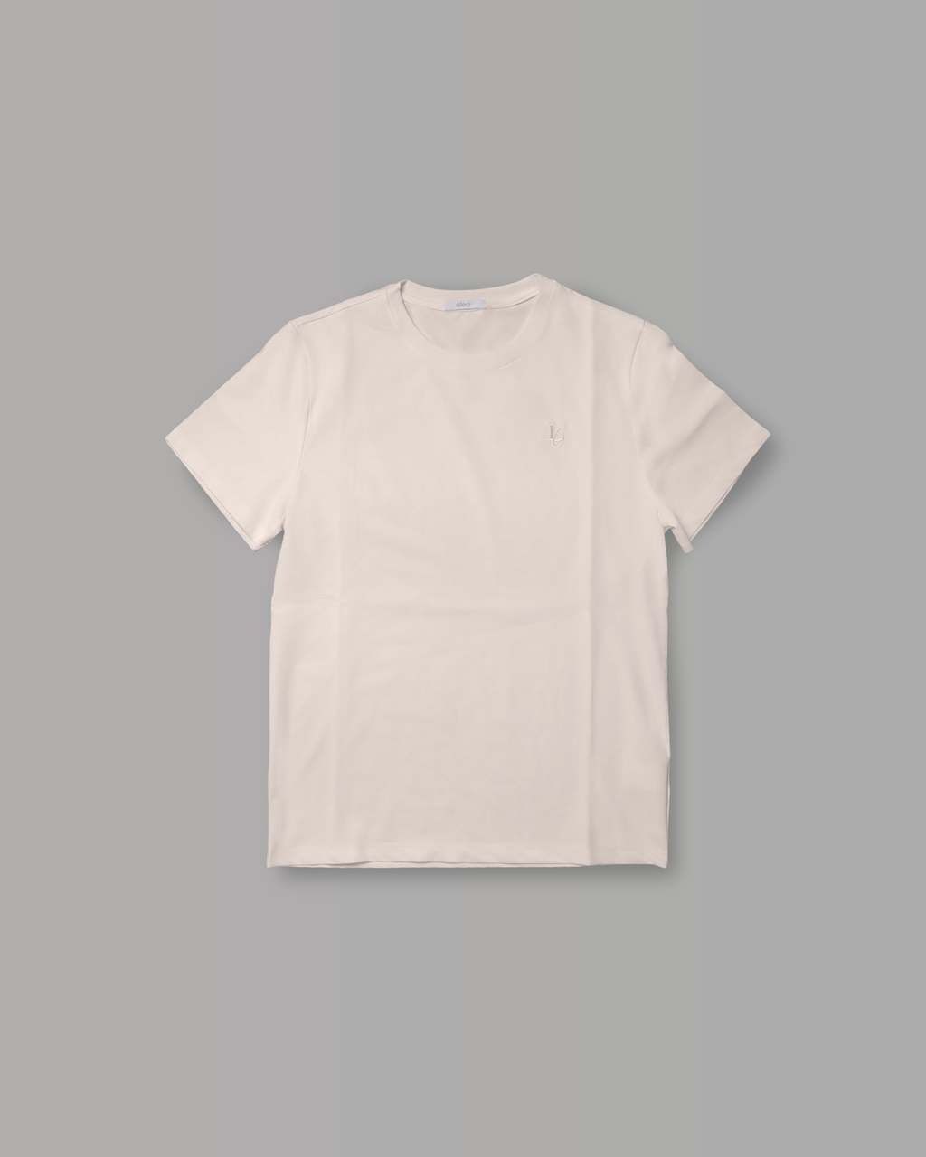 T-Shirt Regular in Pique - Panna