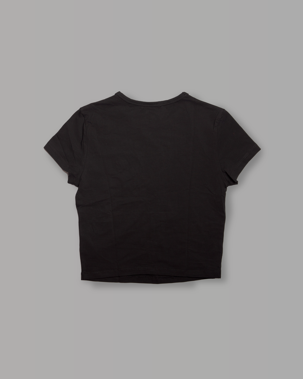 T-Shirt Top Crop - Black