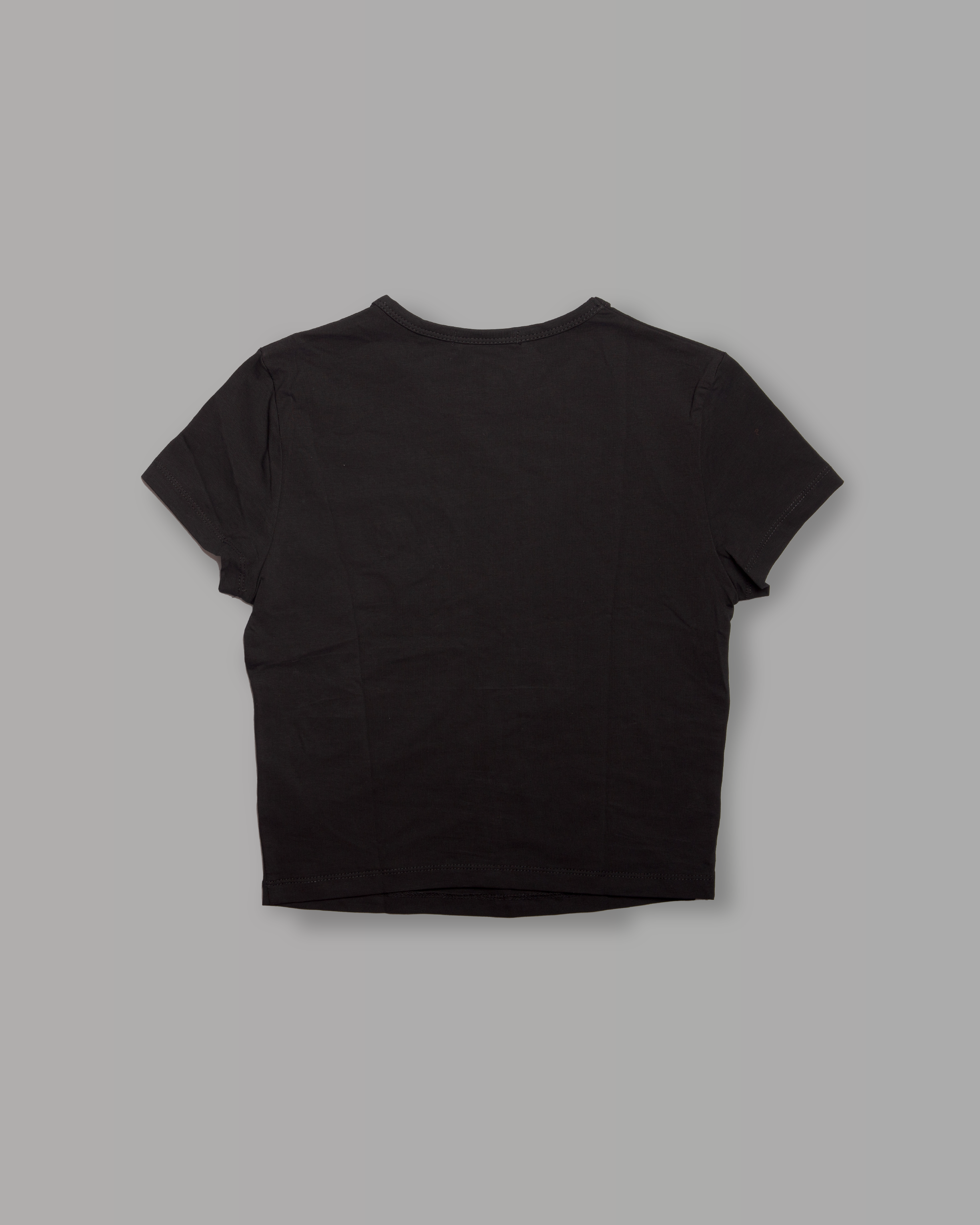 T-Shirt Top Crop - Black